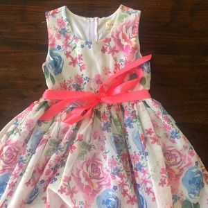 Beautiful formal flower dress